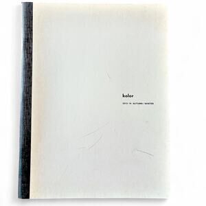 Kolor autumn winter 2013-14 lookbook catalog